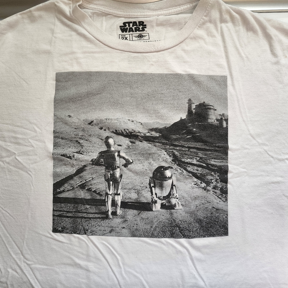 Star Wars R2D2 and C3PO T-shirt Men's 2X